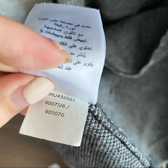 JONES NEW YORK Black Geometric Long Cardigan - Picture 6 of 10